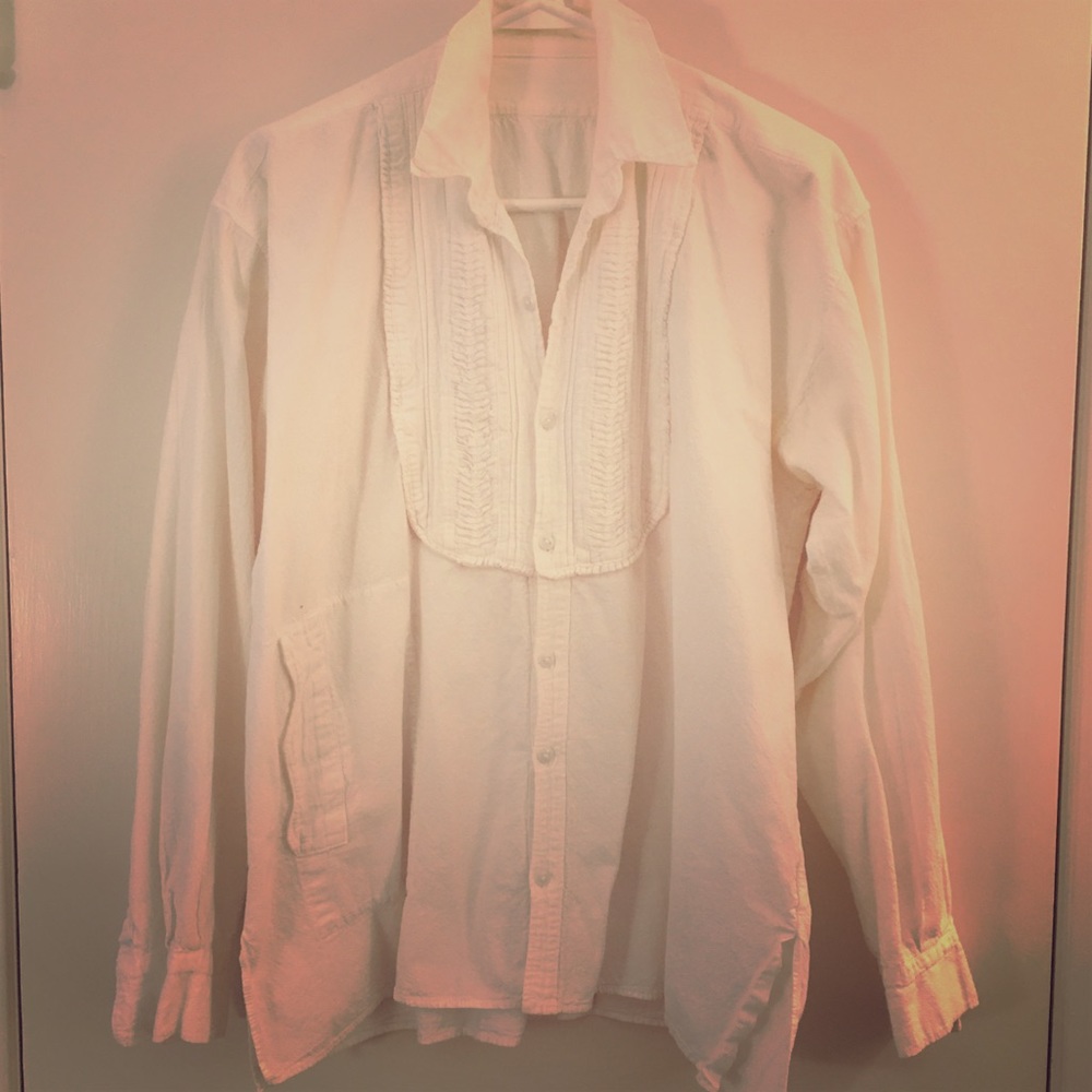 Vintage classic Mexican wedding shirt